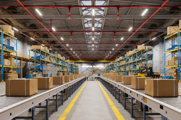 Warehouse fire sprinkler protection