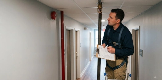 NFPA 25 fire sprinkler inspection and maintenance